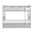 B2063FF-1*T (4) Full/Full Bunk Bed with Storage Boxes - B2063FF-1*T - Bien Home Furniture & Electronics