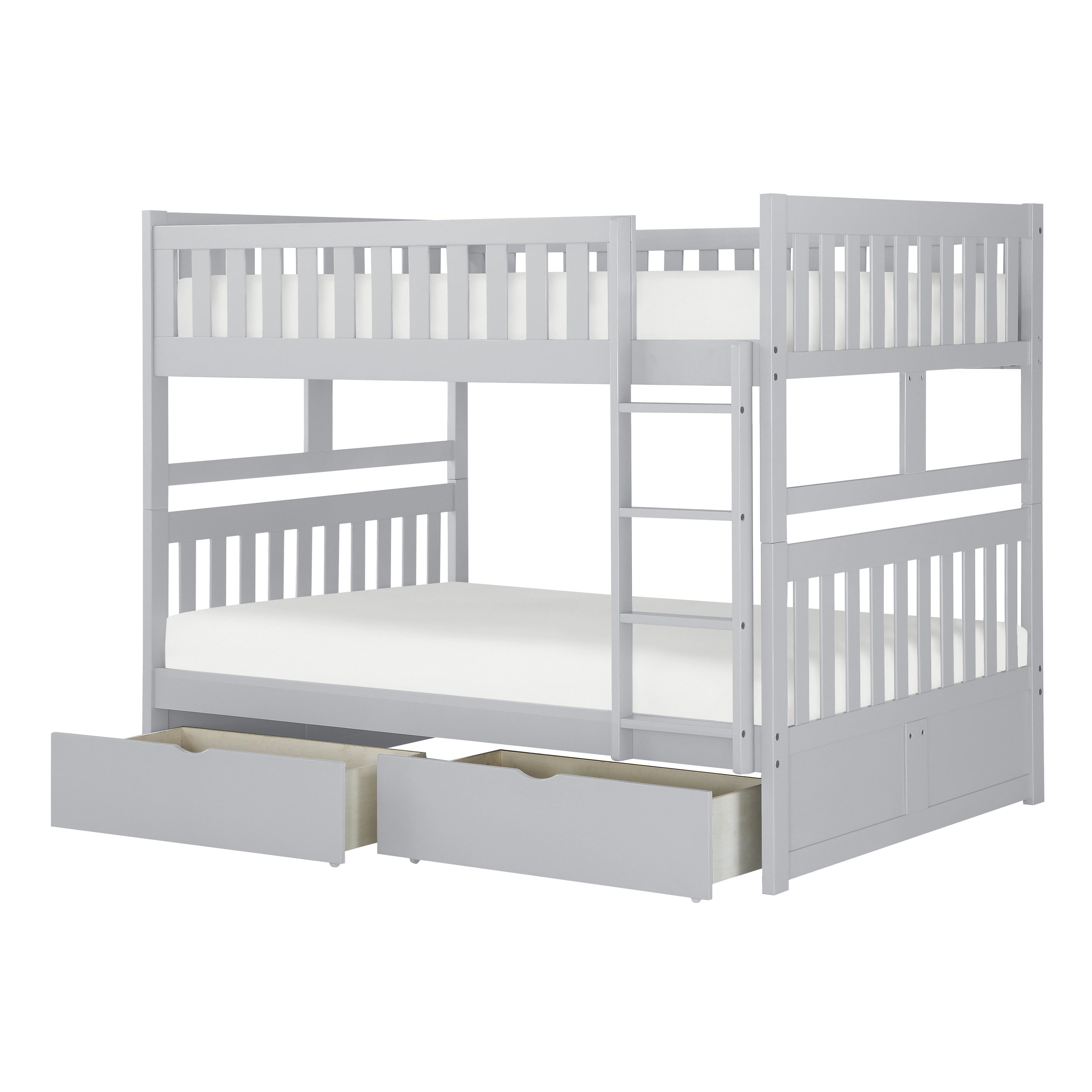 B2063FF-1*T (4) Full/Full Bunk Bed with Storage Boxes - B2063FF-1*T - Bien Home Furniture &amp; Electronics