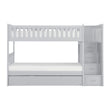 B2063SB-1*R (5) Twin/Twin Step Bunk Bed with Twin Trundle - B2063SB-1*R - Bien Home Furniture & Electronics