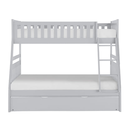 B2063TF-1*R (4) Twin/Full Bunk Bed with Twin Trundle - B2063TF-1*R - Bien Home Furniture &amp; Electronics