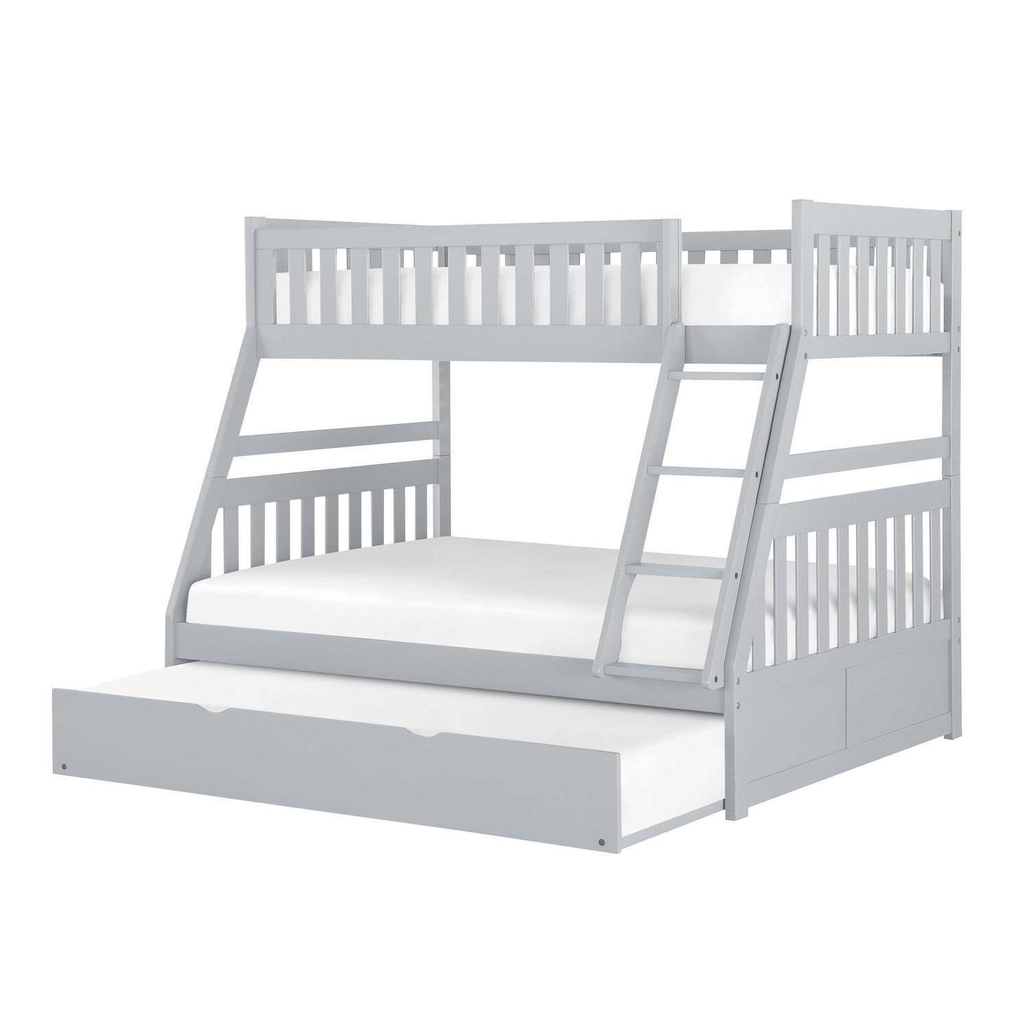 B2063TF-1*R (4) Twin/Full Bunk Bed with Twin Trundle - B2063TF-1*R - Bien Home Furniture &amp; Electronics
