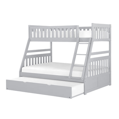 B2063TF-1*R (4) Twin/Full Bunk Bed with Twin Trundle - B2063TF-1*R - Bien Home Furniture &amp; Electronics