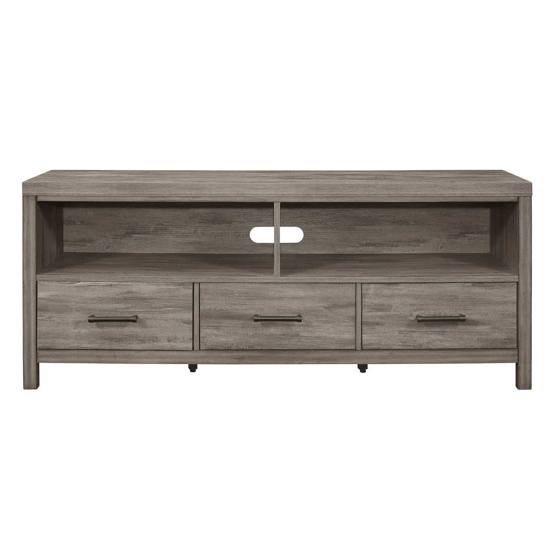 Bainbridge Weathered Gray TV Stand - 15260-66T - Bien Home Furniture & Electronics