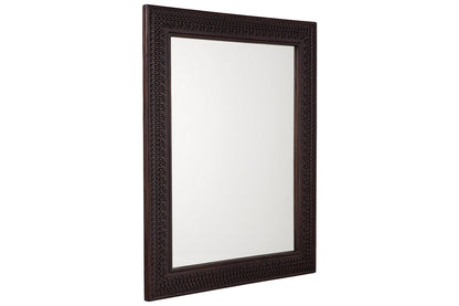 Balintmore Dark Brown Accent Mirror - A8010275 - Bien Home Furniture &amp; Electronics