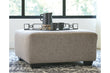 Ballinasloe Platinum Oversized Ottoman - 8070208 - Bien Home Furniture & Electronics