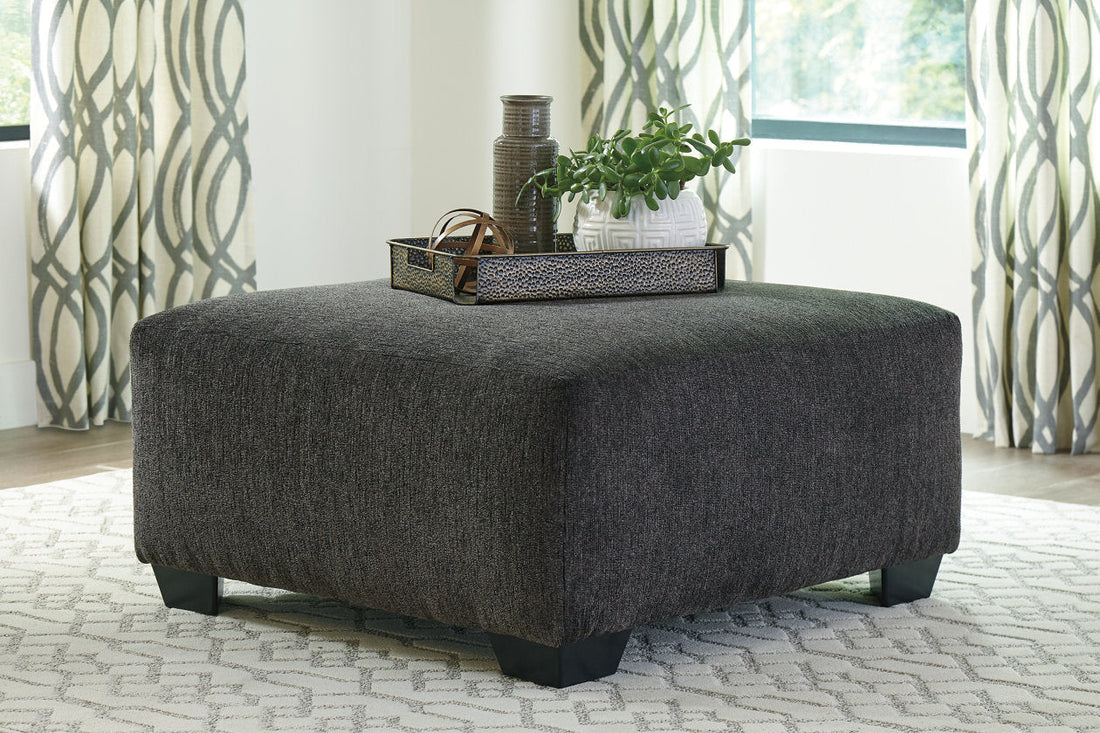 Ballinasloe Smoke Oversized Ottoman - 8070308 - Bien Home Furniture & Electronics
