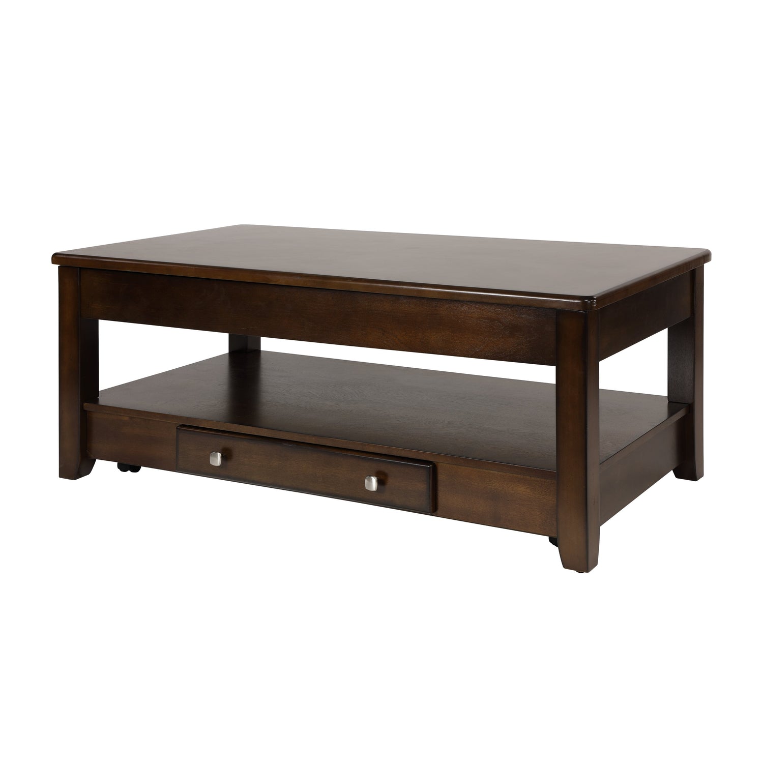 Ballwin Dark Cherry Lift Top Cocktail Table - 3256RF-30 - Bien Home Furniture &amp; Electronics