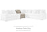Ballyton Sand Armless Chair - 2510246 - Bien Home Furniture & Electronics