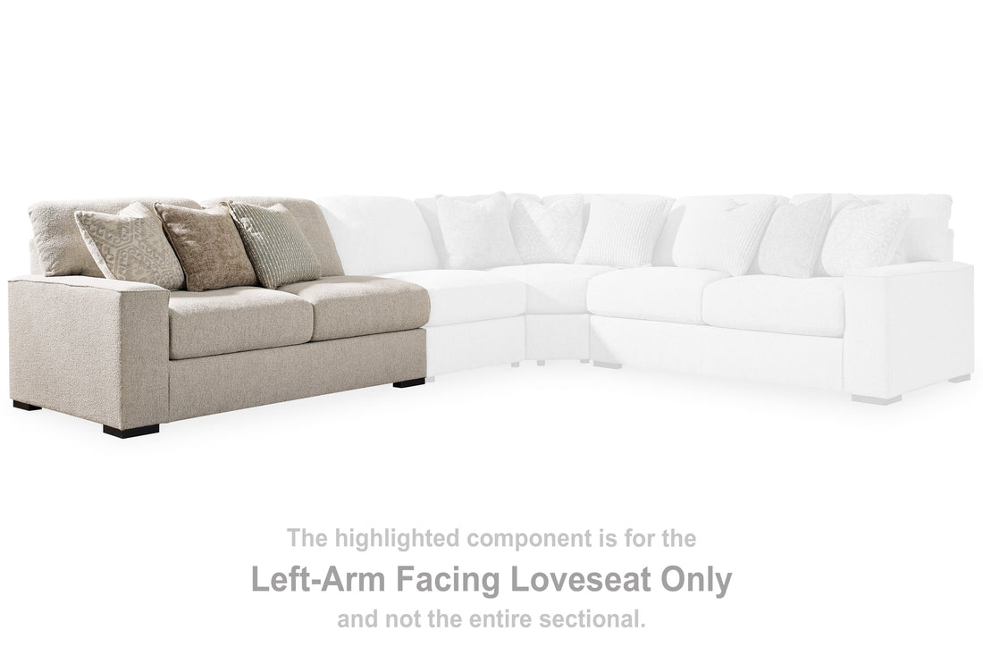 Ballyton Sand Left-Arm Facing Loveseat - 2510255 - Bien Home Furniture &amp; Electronics