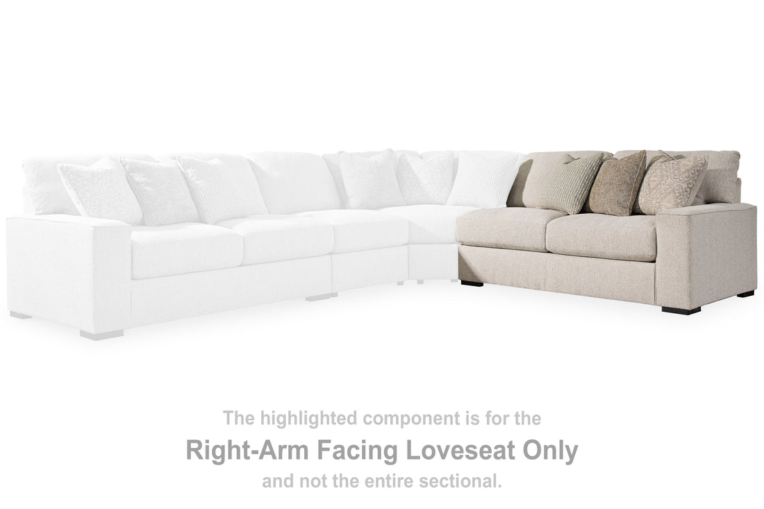 Ballyton Sand Right-Arm Facing Loveseat - 2510256 - Bien Home Furniture &amp; Electronics