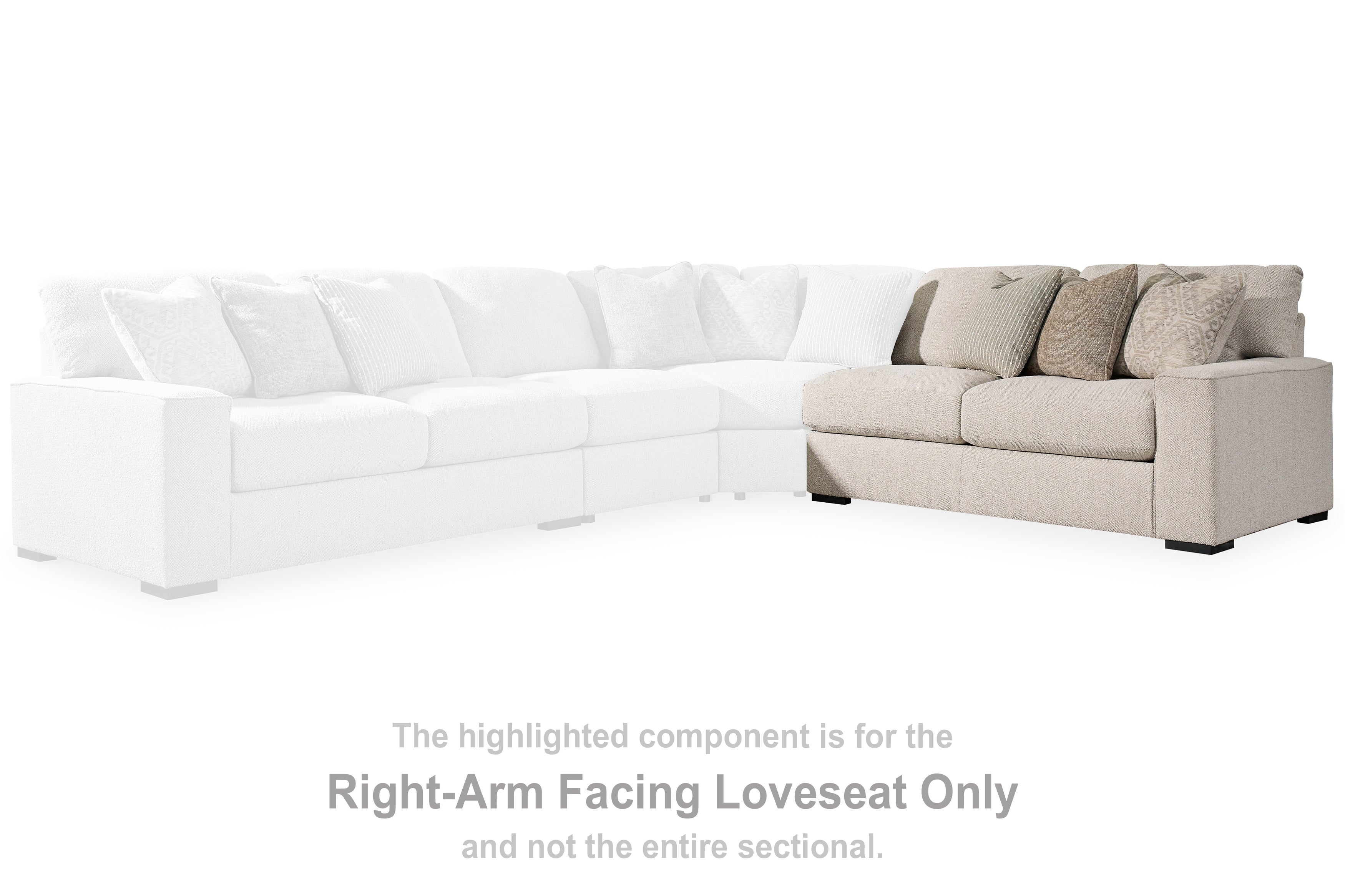 Ballyton Sand Right-Arm Facing Loveseat - 2510256 - Bien Home Furniture &amp; Electronics