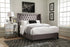 Bancroft Demi-wing Upholstered California King Bed Gray - 301405KW - Bien Home Furniture & Electronics