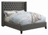 Bancroft Demi-wing Upholstered Full Bed Gray - 301405F - Bien Home Furniture & Electronics