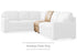 Bandon Toffee Armless Loveseat - 3800646 - Bien Home Furniture & Electronics