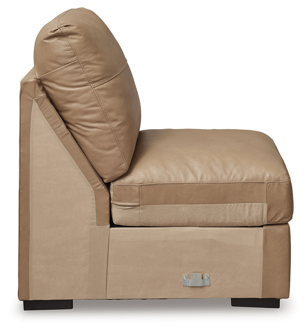 Bandon Toffee Armless Loveseat - 3800646 - Bien Home Furniture &amp; Electronics
