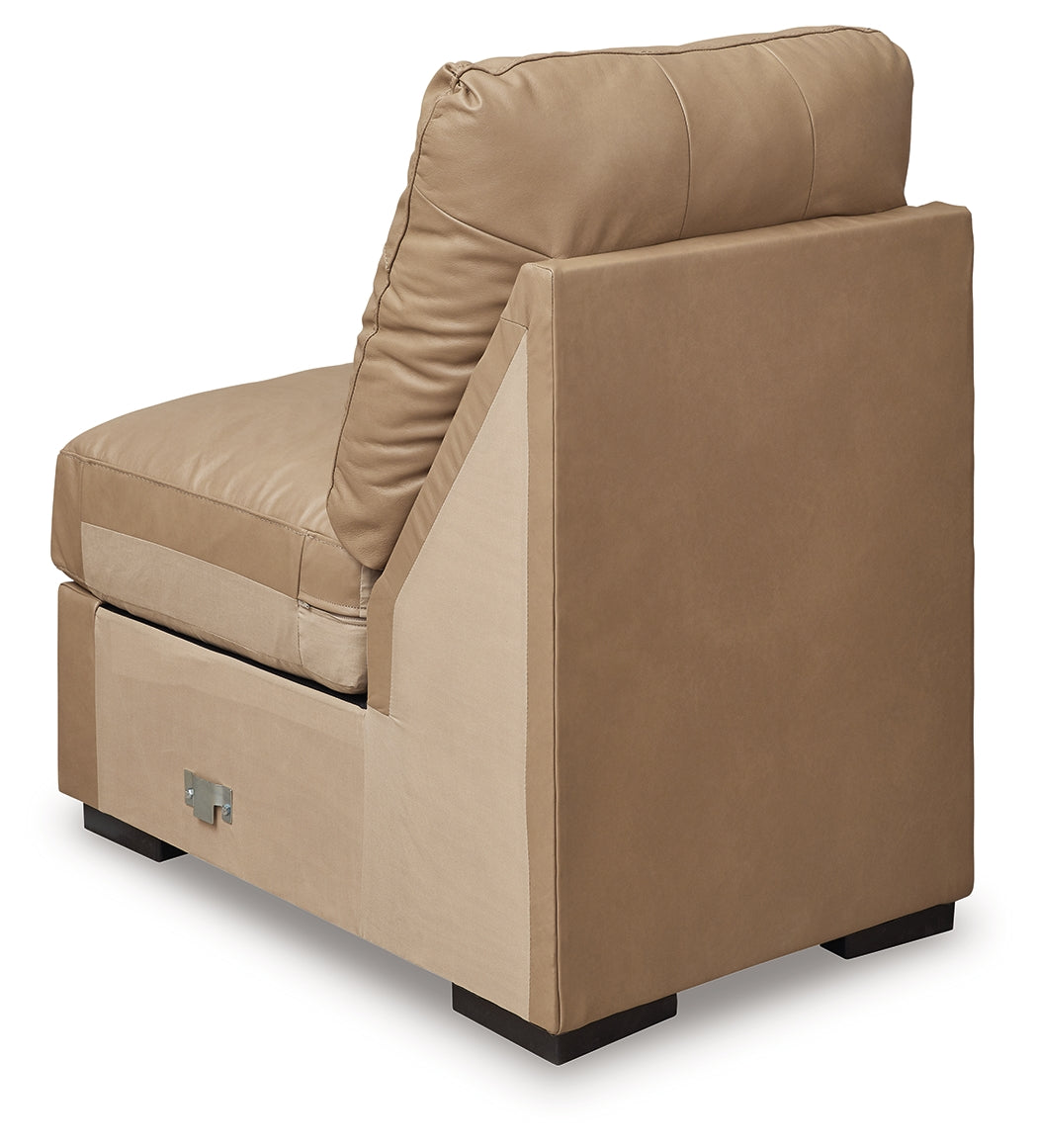 Bandon Toffee Armless Loveseat - 3800646 - Bien Home Furniture &amp; Electronics