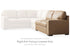 Bandon Toffee Right-Arm Facing Loveseat - 3800656 - Bien Home Furniture & Electronics