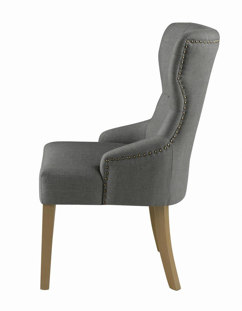 Baney Gray Tufted Upholstered Dining Chair - 104537 - Bien Home Furniture &amp; Electronics
