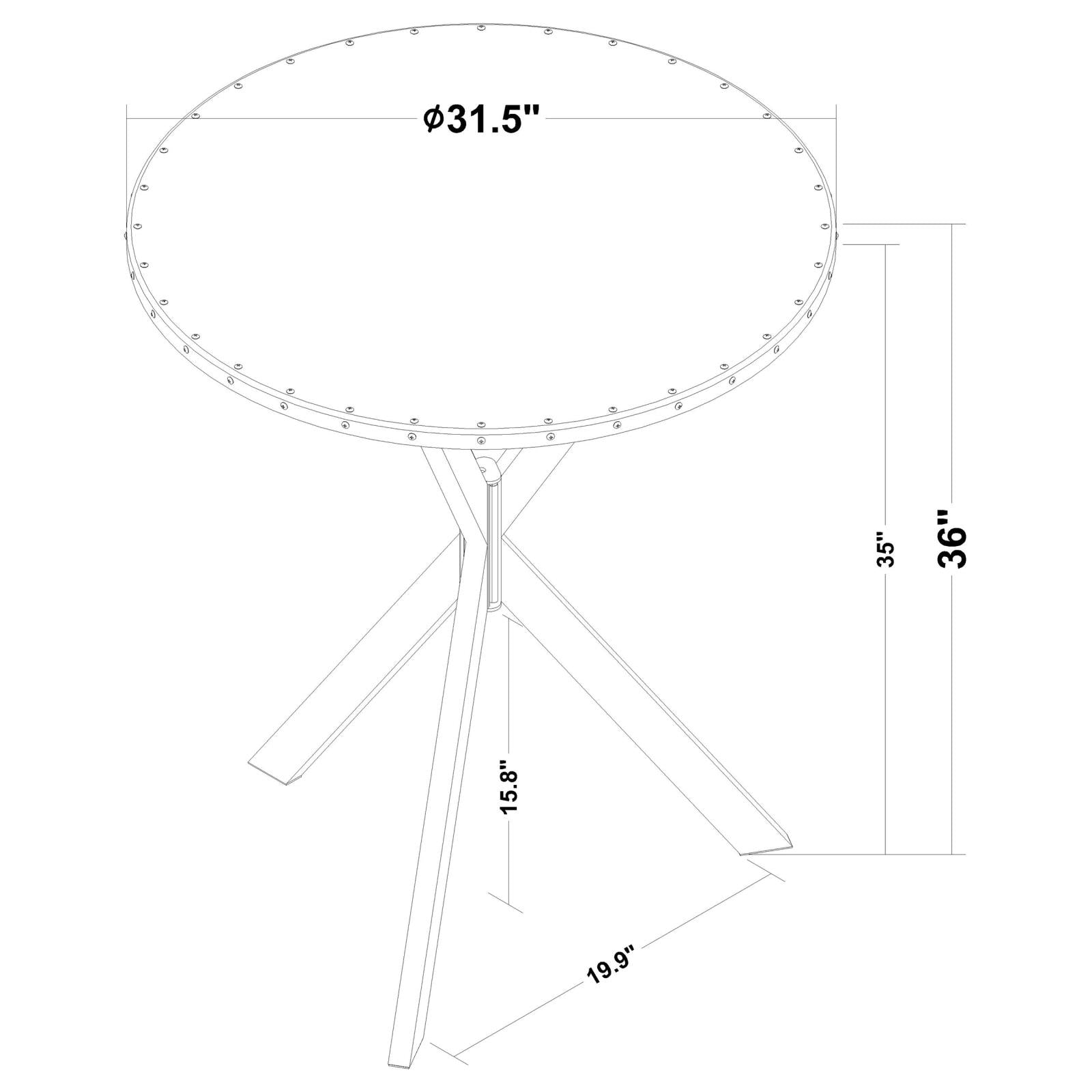 BAR TABLE - 182861 - Bien Home Furniture &amp; Electronics
