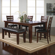 Bardstown Cherry Brown Extendable Dining Set - SET | 2152T-4282 | 2152S(2) | 2152-BENCH - Bien Home Furniture & Electronics