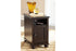 Barilanni Dark Brown Chairside End Table with USB Ports & Outlets - T934-7 - Bien Home Furniture & Electronics