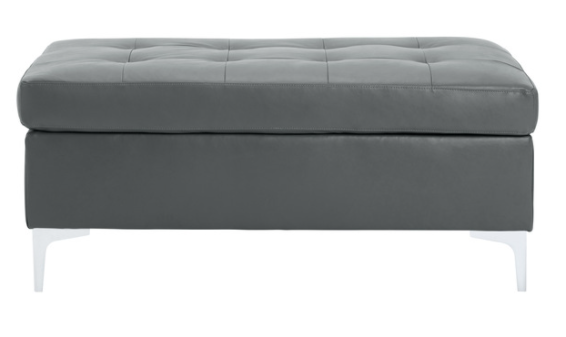 Barrington Gray Ottoman - 8378GRY-4 - Bien Home Furniture &amp; Electronics