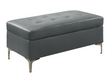Barrington New Gray Ottoman - SH8378GRY-4 - Bien Home Furniture & Electronics