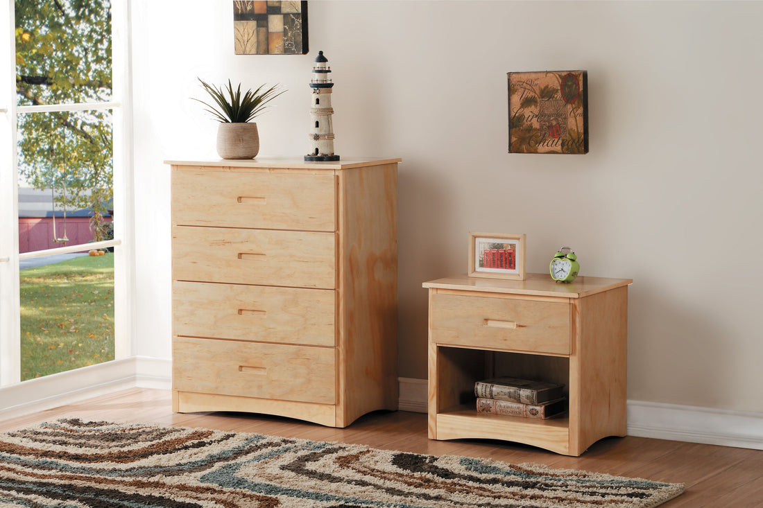 Bartly Pine Chest - B2043-9 - Bien Home Furniture &amp; Electronics