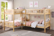 Bartly Pine Corner Bunk Bed - SET | B2043CN-1 | B2043CN-2 | B2043CN-SL - Bien Home Furniture & Electronics