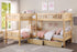 Bartly Pine Corner Bunk Bed with Storage Boxes - SET | B2043CN-1 | B2043CN-2 | B2043CN-SL | B2043-T - Bien Home Furniture & Electronics