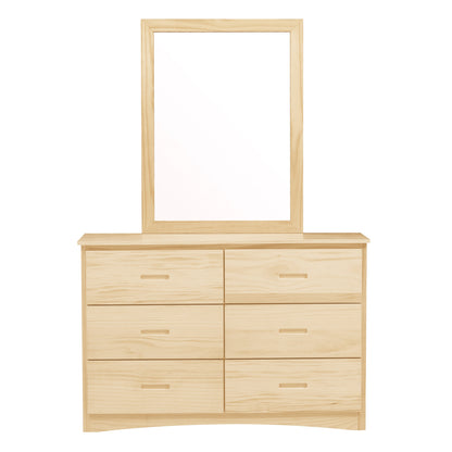 Bartly Pine Dresser - B2043-5 - Bien Home Furniture &amp; Electronics