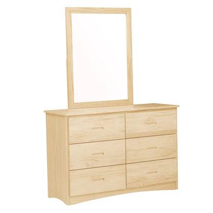 Bartly Pine Dresser - B2043-5 - Bien Home Furniture &amp; Electronics