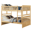 Bartly Pine Full/Full Bunk Bed - SET | B2043FF-1 | B2043FF-2 | B2043FF-SL - Bien Home Furniture & Electronics