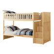 Bartly Pine Twin/Twin Step Bunk Bed - SET | B2043SB-1 | B2043SB-2 | B2043SB-3 | B2043SB-SL - Bien Home Furniture & Electronics