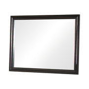 Barzini Black Rectangular Mirror - 200894 - Bien Home Furniture & Electronics