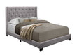 Barzini Gray King Upholstered Bed - SH215KGRY-1 - Bien Home Furniture & Electronics
