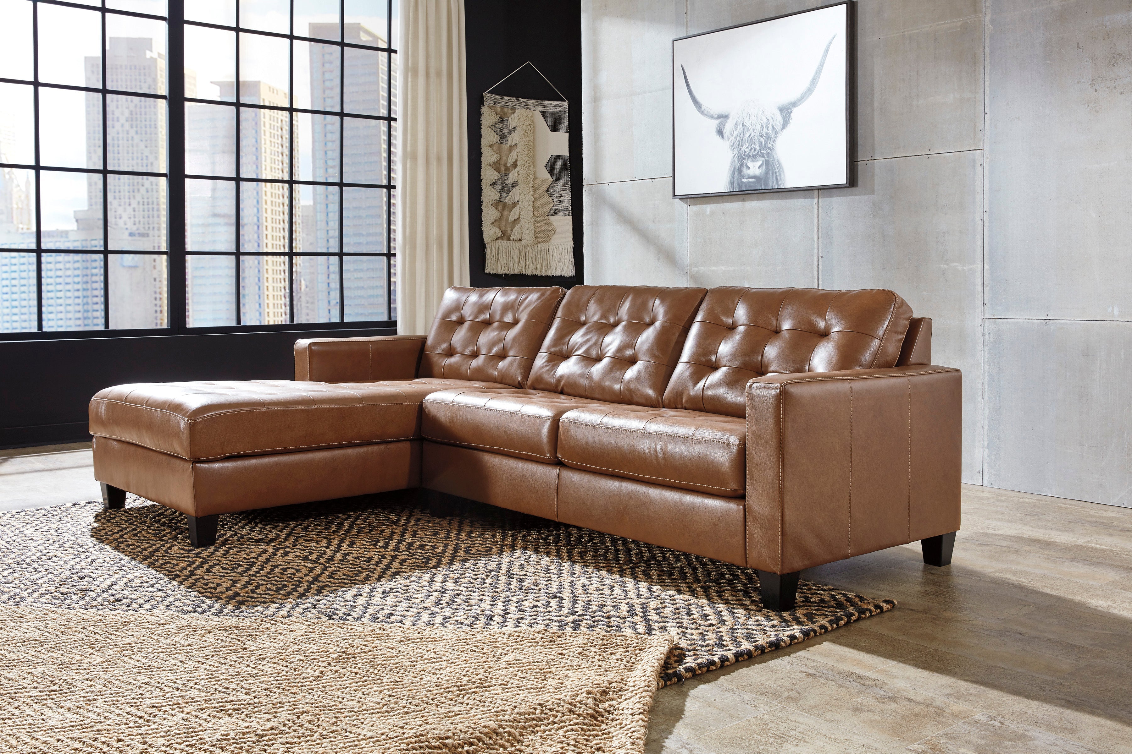 Baskove Auburn LAF Sectional - SET | 1110216 | 1110256 - Bien Home Furniture &amp; Electronics