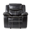 Bastrop Black Glider Reclining Chair - 8230BLK-1 - Bien Home Furniture & Electronics