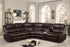 Bastrop Brown 3-Piece Sectional with Right Console - 8230BRW*SC - Bien Home Furniture & Electronics