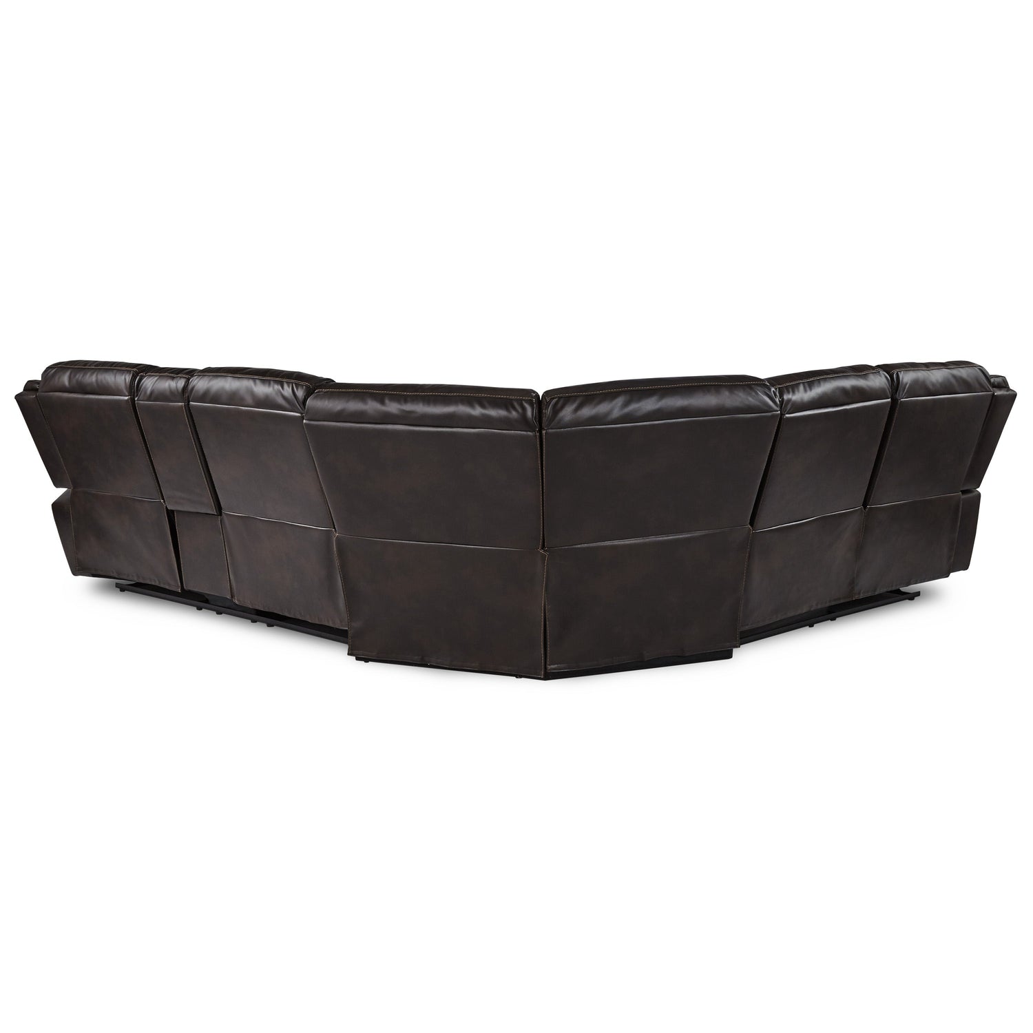 Bastrop Brown 3-Piece Sectional with Right Console - 8230BRW*SC - Bien Home Furniture &amp; Electronics