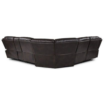 Bastrop Brown 3-Piece Sectional with Right Console - 8230BRW*SC - Bien Home Furniture &amp; Electronics