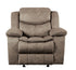 Bastrop Brown Fabric Glider Reclining Chair - 8230FBR-1 - Bien Home Furniture & Electronics