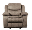 Bastrop Brown Fabric Glider Reclining Chair - 8230FBR-1 - Bien Home Furniture & Electronics