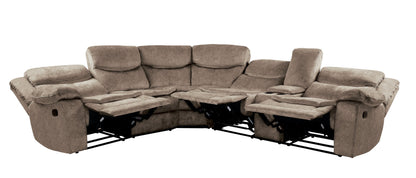 Bastrop Brown Microfiber Sectional - 8230FBR*SC - Bien Home Furniture &amp; Electronics