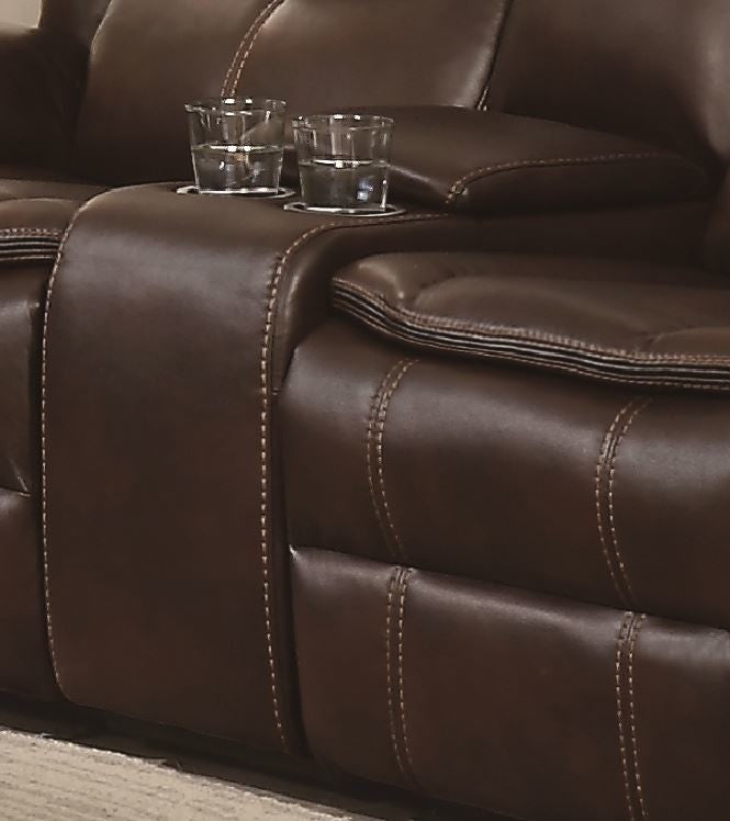 Bastrop Brown Reclining Loveseat - 8230BRW-2 - Bien Home Furniture &amp; Electronics