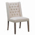 Batson Dark Brown/Beige Tufted Side Chairs, Set of 2 - 105143 - Bien Home Furniture & Electronics