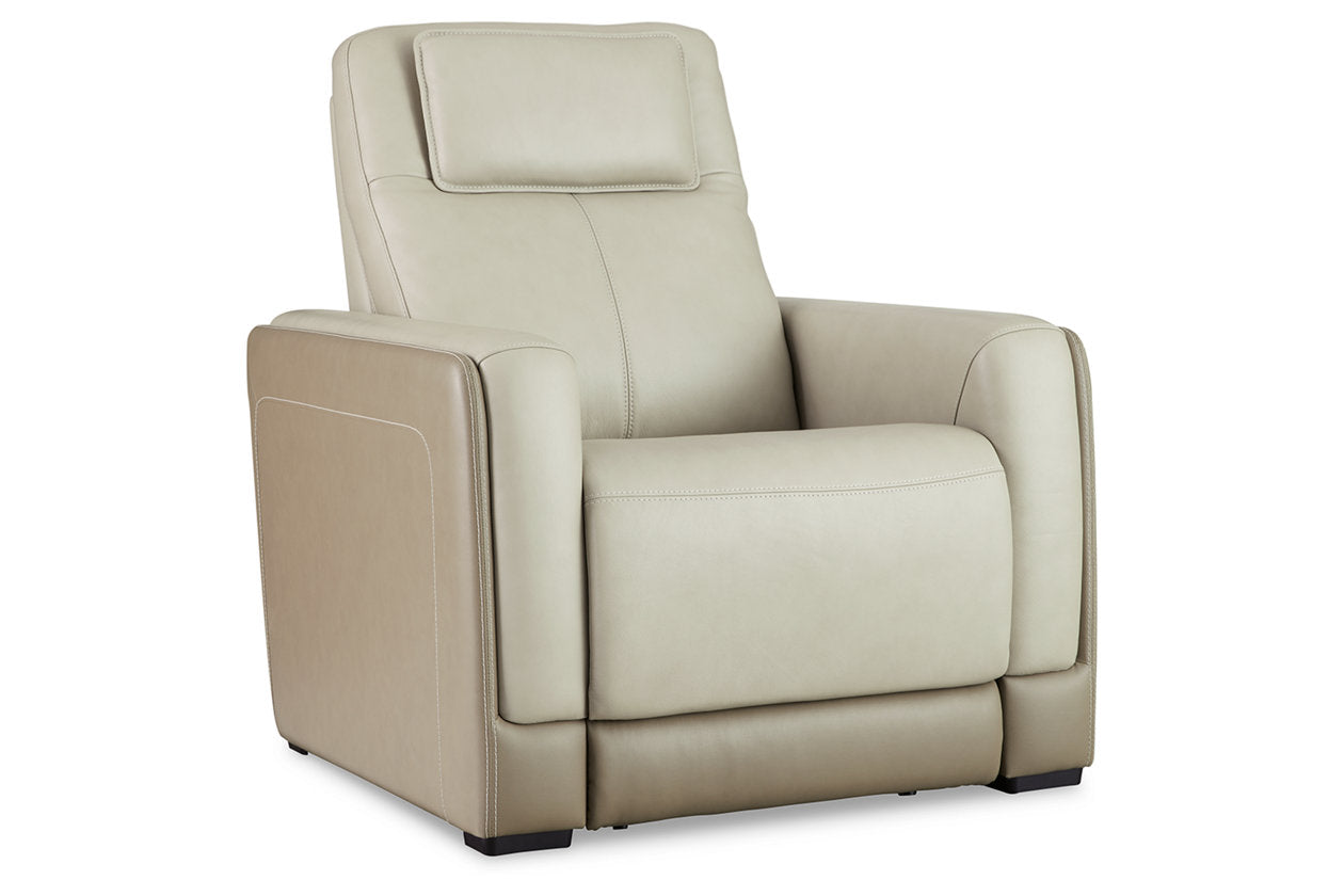 Battleville Almond Power Recliner - U3070513 - Bien Home Furniture &amp; Electronics