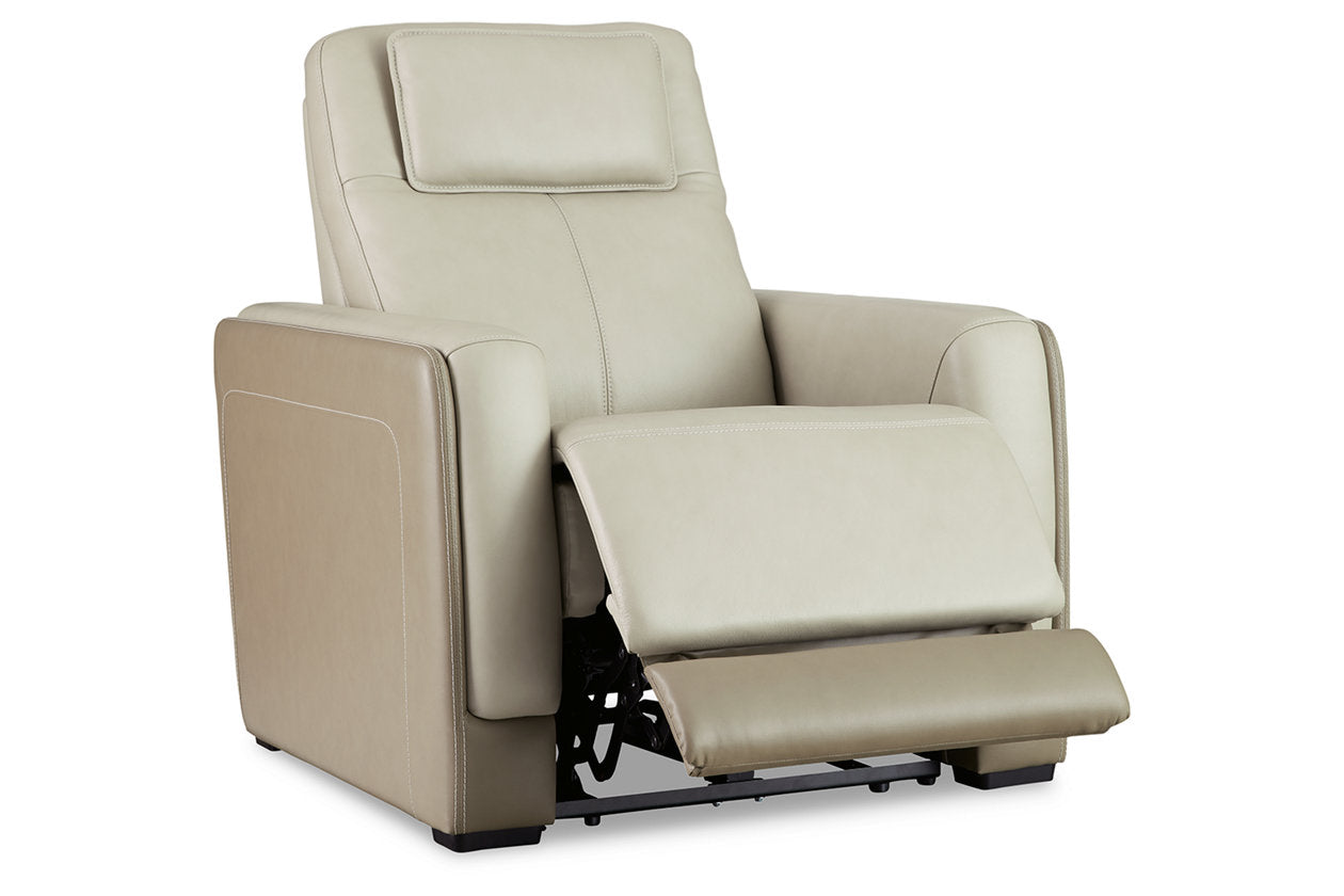 Battleville Almond Power Recliner - U3070513 - Bien Home Furniture &amp; Electronics