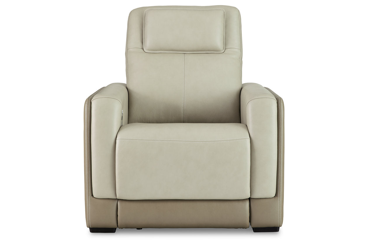 Battleville Almond Power Recliner - U3070513 - Bien Home Furniture &amp; Electronics