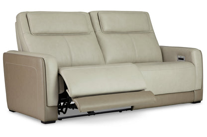 Battleville Almond Power Reclining Sofa - U3070547 - Bien Home Furniture &amp; Electronics